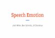 Speech Emotion - University of Rochester