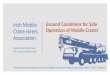 Irish Mobile Ground Conditions for Safe Crane Hirers 