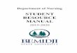 STUDENT RESOURCE MANUAL - Bemidji State