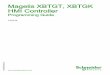 Magelis XBTGT, XBTGK HMI Controller - Programming Guide