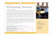 Spring 2017 Writing Programs Writing Notes