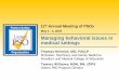 Managing Behavioral Issues in Medical Settings - Aventri