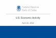 U.S. Economic Activity - Dallas Fed