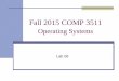Fall 2015 COMP 3511 - GitHub Pages