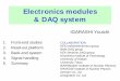 Electronics modules & DAQ system - KEK
