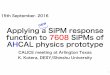 new Applying a SiPM response function to 7608 SiPMs of 