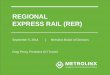 REGIONAL EXPRESS RAIL (RER)