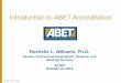 Introduction to ABET Accreditation - ACOFI