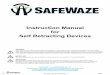 Instruction Manual for Self Retracting Devices - Safewaze