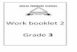 Work booklet 2 - Delta Primary School