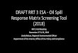 DRAFT RRT 3 ESA - Oil Spill Response Matrix Screening Tool 
