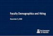 Faculty Demographics and Hiring - University of Arizona