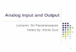 Analog Input and Output - WebCMS3