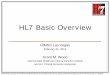 HL7 Basic Overview