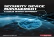 SECURITY DEVICE MANAGEMENT