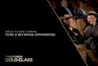 GOLD CLASS CINEMA FOOD & BEVERAGE EXPERIENCES