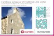 Functional Behaviour of Traditional Lime Mortar - Curtins