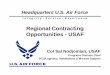 Regional Contracting Opportunities - USAF
