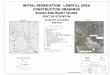 INITIAL REMEDIATION - LANDFILL AREA CONSTRUCTION …