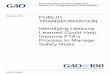 GAO-21-104029, PUBLIC TRANSPORTATION: Identifying Lessons 