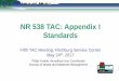 NR 538 TAC: Appendix I Standards - Wisconsin DNR
