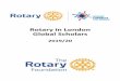 Rotary in London Global Scholars
