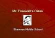 Mr. Freewalt’s Class