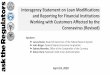 Interagency Statement on Loan Modifications and Reporting 