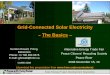 Grid-Connected Solar Electricity – The Basics