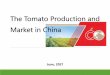The Tomato Production and Market in China
