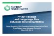 FY 2011 Budget and Long-range Plan Columbia Generating Station