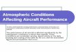 Atmospheric Conditions Affecting Aircraft Performance