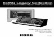 KORG Legacy Collection MS-20 Controller owner's manual