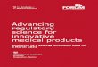 Advancing regulatory science for innovative medical products