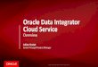 Oracle Data Integrator Cloud Service