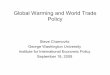 Global Warming and World Trade Policy