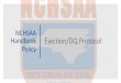 NCHSAA Handbook Ejection/DQ Protocol Policy