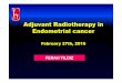 Adjuvant Radiotherapy in Endometrial cancer