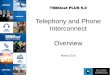 Telephony and Phone Interconnect Overview