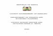 COUNTY GOVERNMENT OF KERICHO DEPARTMENT OF FINANCE …
