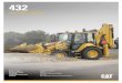 Product Brochure for 432 BACKHOE LOADERS AEHQ8337-00