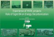 Experience of HVDC projects Role of Cigre B4 on Energy 