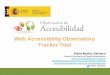 Web Accessibility Observatory Tracker Tool