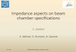 Impedance aspects on beam chamber specifications