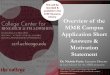 MMR Campus Application Short Answers & Motivation Statement