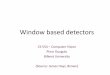 Window based detectors - cs.bilkent.edu.tr