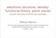electronic structure, density- functional theory, plane waves