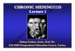 CHRONIC MENINGITIS LectureLecture 11 Lecture author Online 