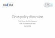 Clean policy discussion - gwdoc.icrr.u-tokyo.ac.jp