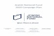 Jewish National Fund 2020 Campaign Plan